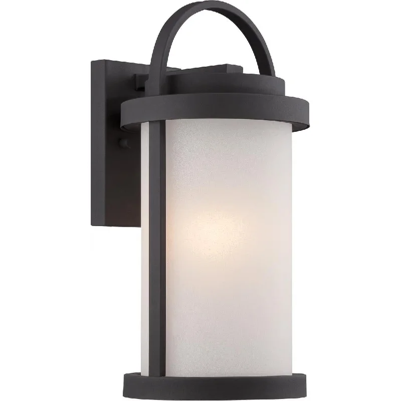 Shock - Resistant Industrial Lighting for Vibrating Machinery AreasWillis 15 In. LED Outdoor Wall Light Black Finish