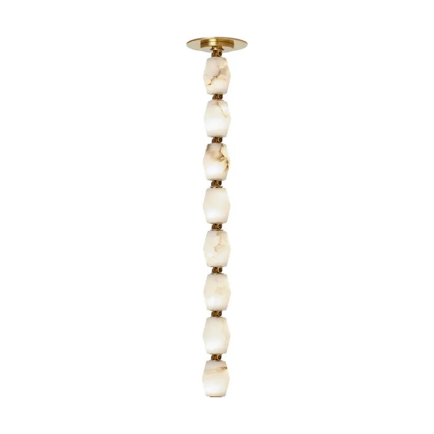 Track lighting for replacing old fluorescent fixturesCollier Alabaster 24 Pendant