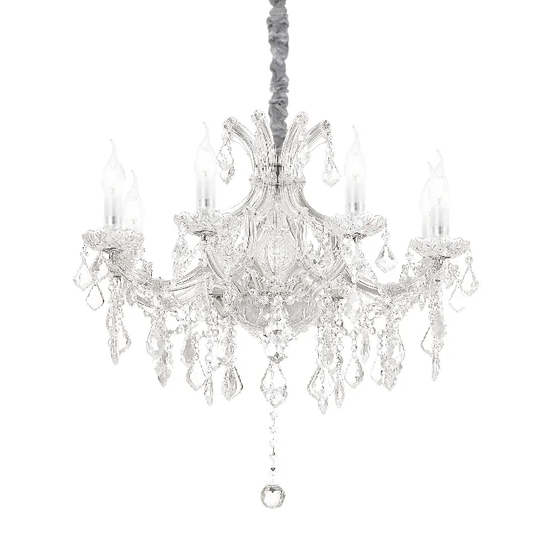 Smart track lighting with voice controlNapoleon Chandelier Fitting - Chrome/Gold Finish