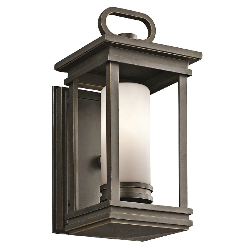 Track lighting with a chunky, bold designSouth Hope Small/Medium Wall Lantern - Rubbed Bronze Finish