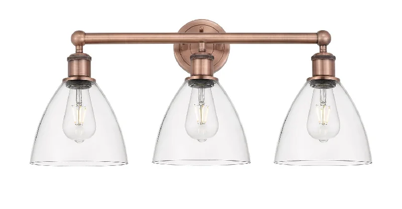 Industrial Exit Sign Lighting for Quick EvacuationEdison Three Light Bath Vanity
