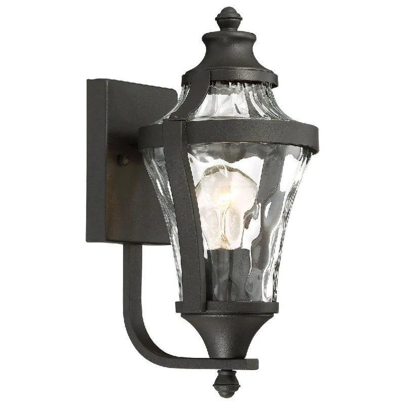 Industrial Lighting for Printing Press FacilitiesLibre 14 in. Outdoor Wall Lantern Black Finish