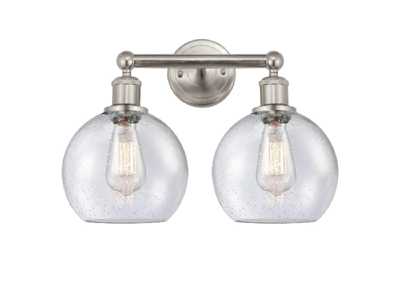 Low - Bay Industrial Lighting Fixtures for Small FactoriesDowntown Urban Two Light Bath Vanity