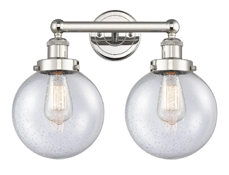 Industrial Lighting for Woodworking FactoriesEdison Two Light Bath Vanity
