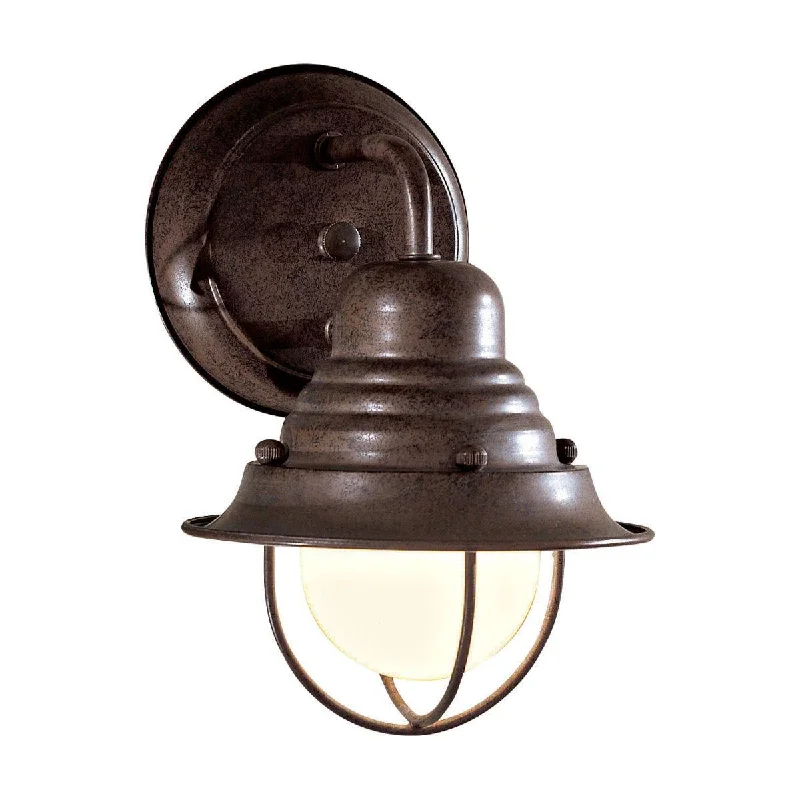 Dimmable Industrial Lighting for Ambiance ControlWyndmere 9 in. Outdoor Barn Light Antique Bronze Finish
