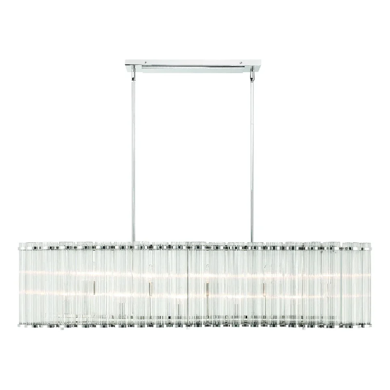Track lighting for task lighting in workshopsGlasbury 52" 10-Light Chandelier