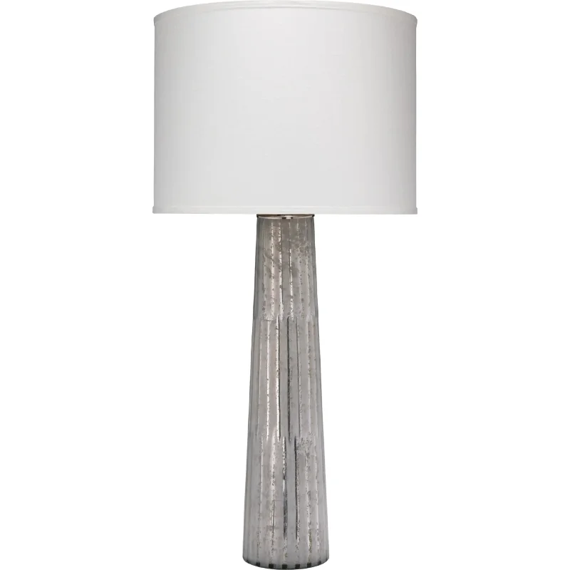 Track lighting with a decorative track designStriped Silver Pillar Table Lamp