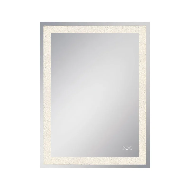 Track lighting for accentuating artworksSilvana 23.5x31.5" LED Mirror