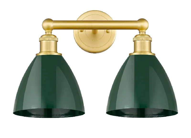 Industrial Ceiling - Mounted Lighting for Assembly PlantsDowntown Urban Two Light Bath Vanity