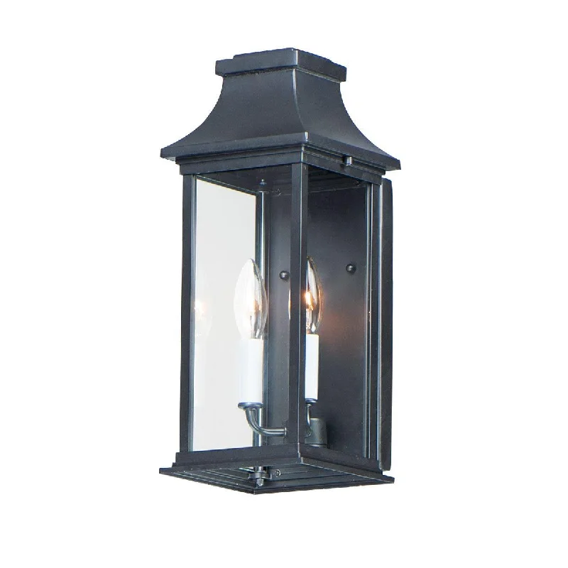 Energy - Efficient Industrial Lighting for Cost - SavingsVicksburg 16 in. Outdoor Wall Light Black Finish