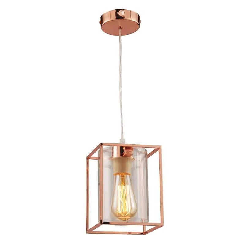 Industrial - style track lighting for loftsNiaz Copper- Finish