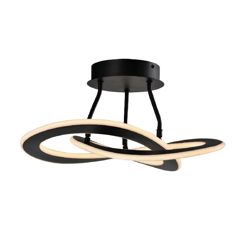 Track lighting for modernizing traditional interiorsWave Semi-Flush Mount Light