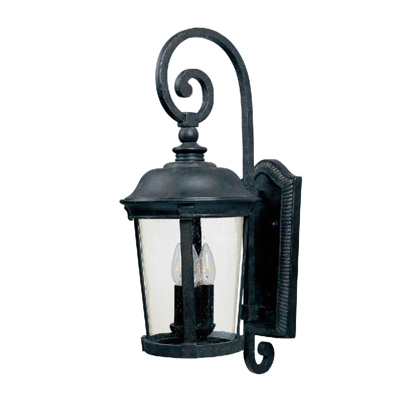 Industrial Lighting for Printing Press FacilitiesDover DC 25 in. 3 Lights Outdoor Wall Light Bronze Finish
