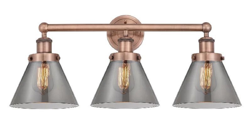 Industrial Emergency Lighting for Safety in FactoriesEdison Three Light Bath Vanity