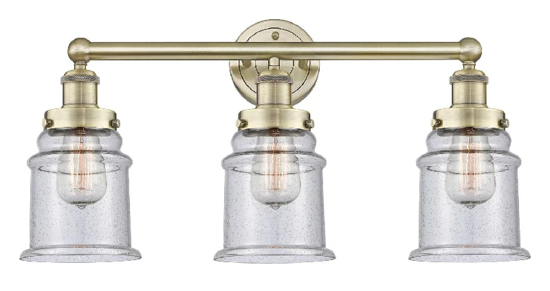 Shock - Resistant Industrial Lighting for Vibrating Machinery AreasEdison Three Light Bath Vanity