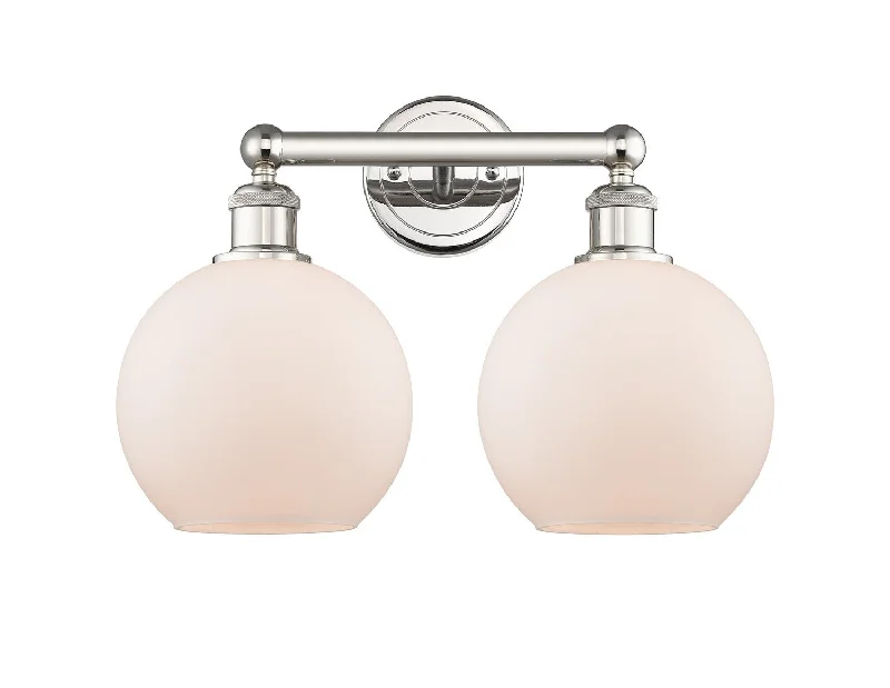 Industrial Exit Sign Lighting for Quick EvacuationDowntown Urban Two Light Bath Vanity