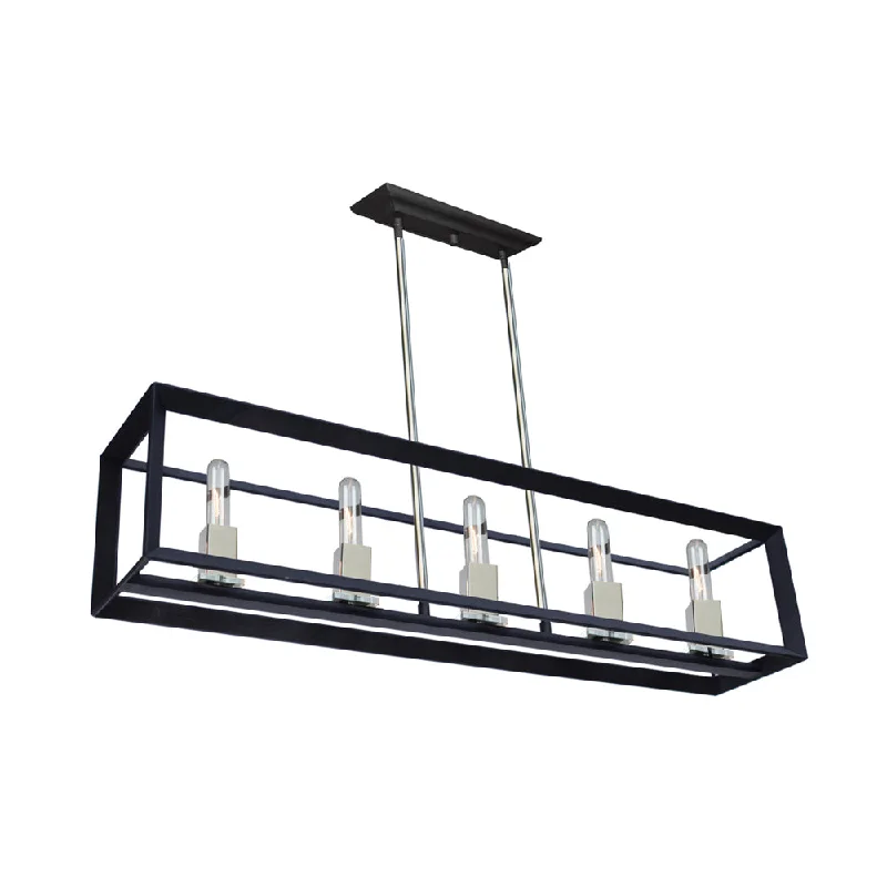 Track lighting for enhancing the architectureVineyard Linear Chandelier
