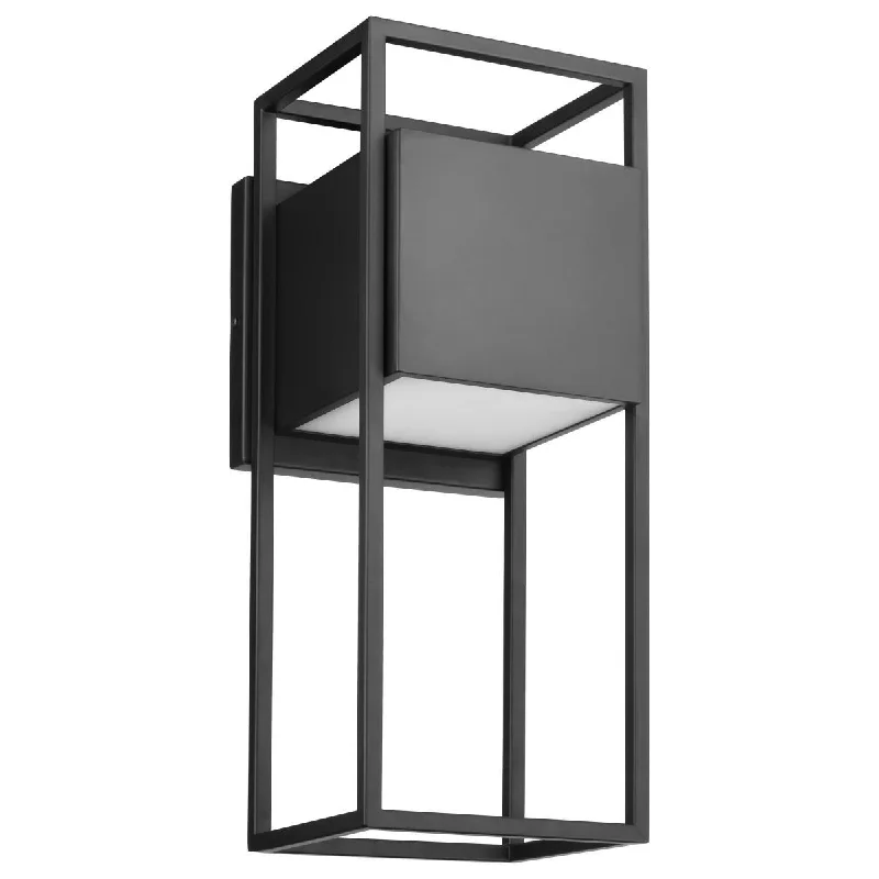 Dimmable Industrial Lighting for Ambiance ControlSupreme 17 In. LED Outdoor Wall Light Black Finish