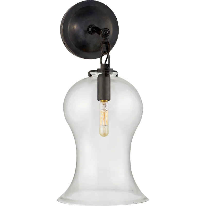 Track lighting for accentuating artworksKatie Small Bell Jar Sconce
