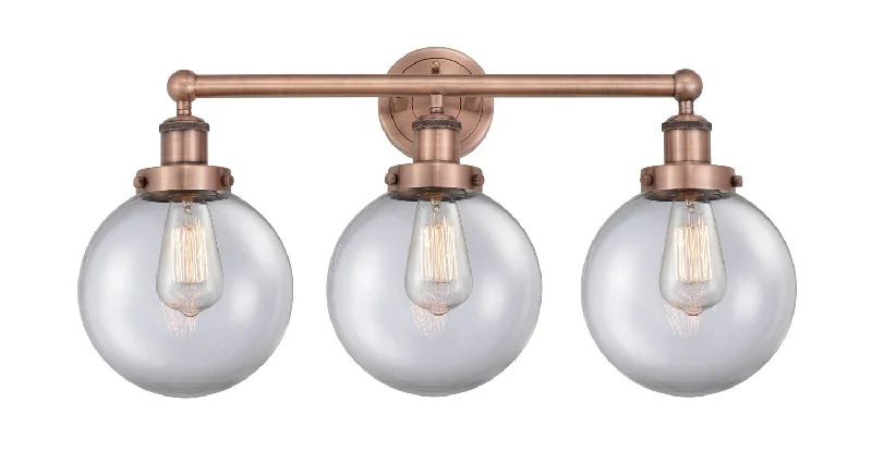 Industrial Lighting for Automotive Manufacturing PlantsEdison Three Light Bath Vanity