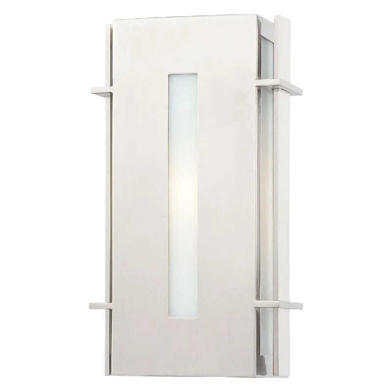 Durable Industrial Lighting for Harsh EnvironmentsColva 12 in. Outdoor Wall Lantern Brushed Steel Finish