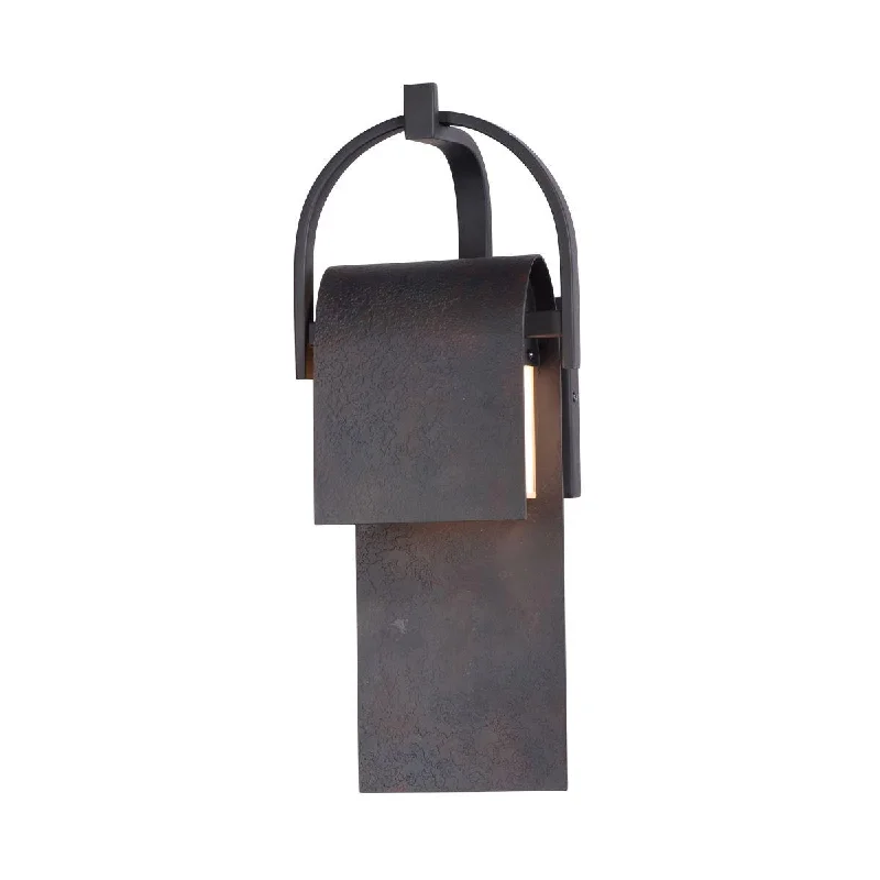 Industrial Wall - Mounted Lighting for Workshop WallsLaredo 17 in. LED Outdoor Wall Sconce 1120 Lumens Bronze Finish