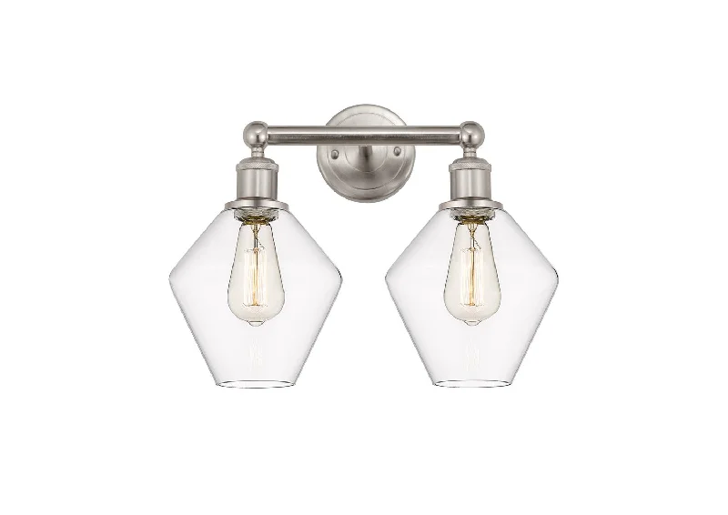 Industrial Ceiling - Mounted Lighting for Assembly PlantsDowntown Urban Two Light Bath Vanity