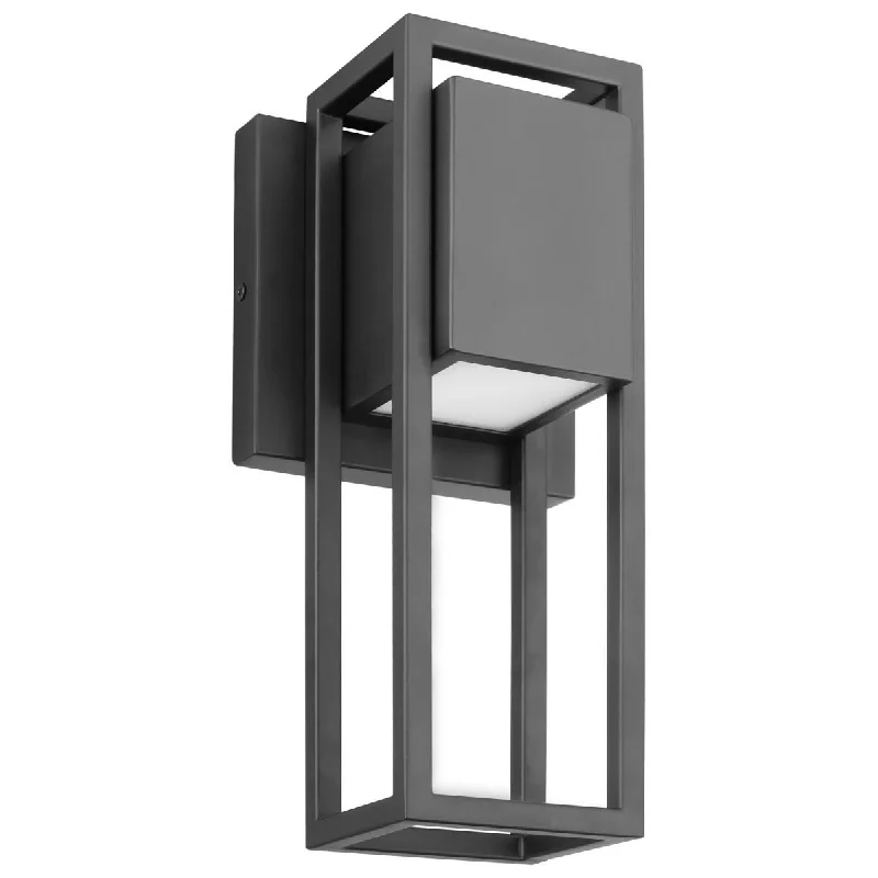 Industrial Emergency Lighting for Safety in FactoriesSupreme 11 In. LED Outdoor Wall Light Black Finish