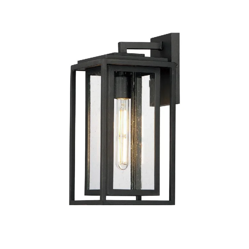 Waterproof Industrial Lighting for Wet AreasCabana 15 in. Outdoor Wall Sconce Black Finish