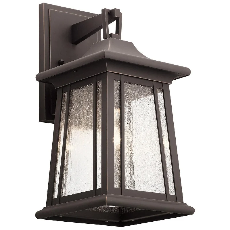 Energy - Efficient Industrial Lighting for Cost - SavingsTaden 17 in. Outdoor Wall Sconce Rubbed Bronze Finish