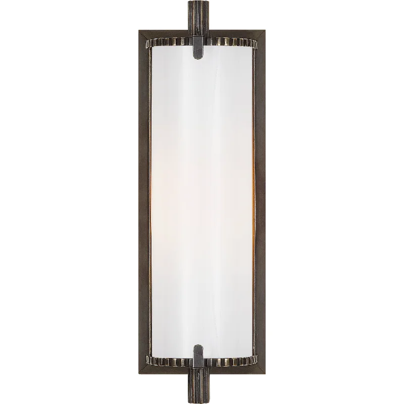 Track lighting with colored glass accentsCalliope Short Bath Light