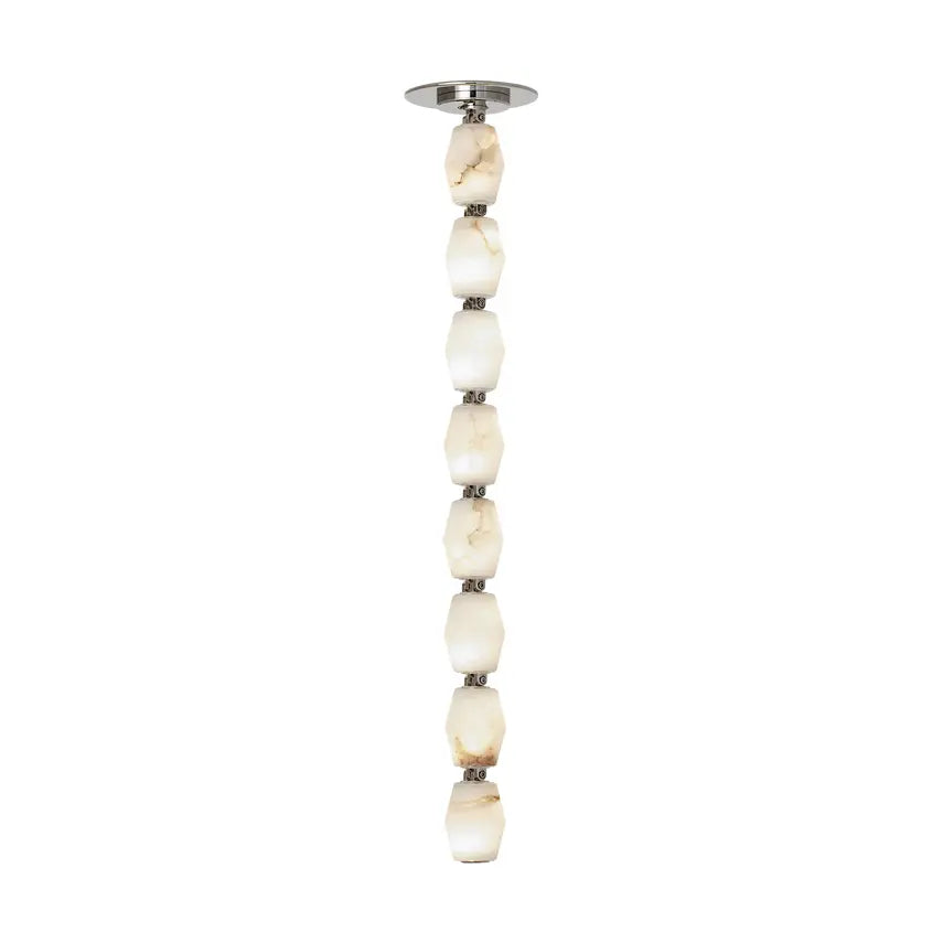 Track lighting for high - ceiling spacesCollier Alabaster 24 Pendant