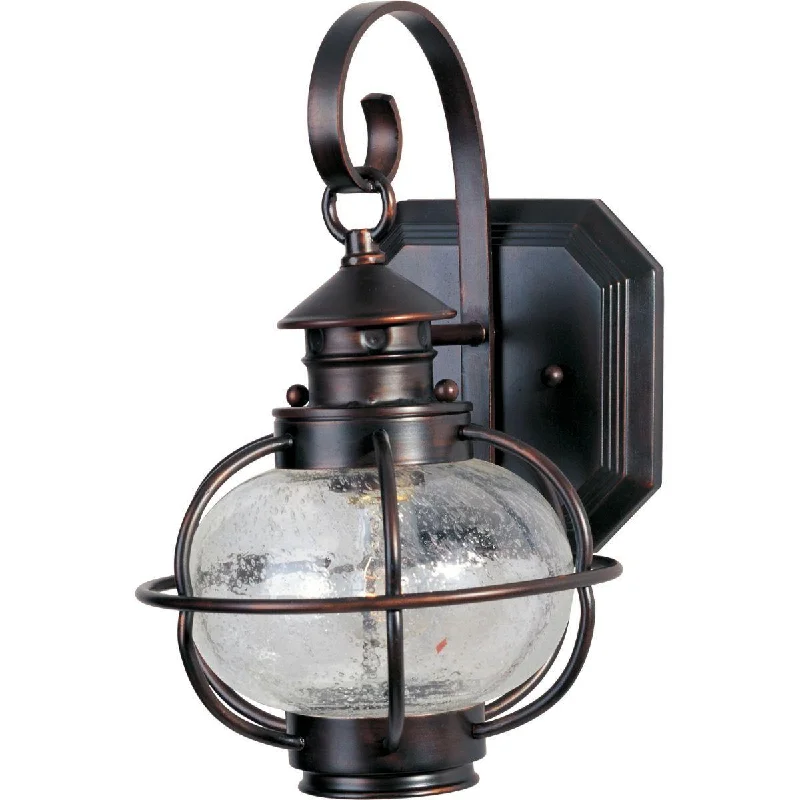 Waterproof Industrial Lighting for Wet AreasPortsmouth 13 in. Outdoor Wall Light Bronze Finish