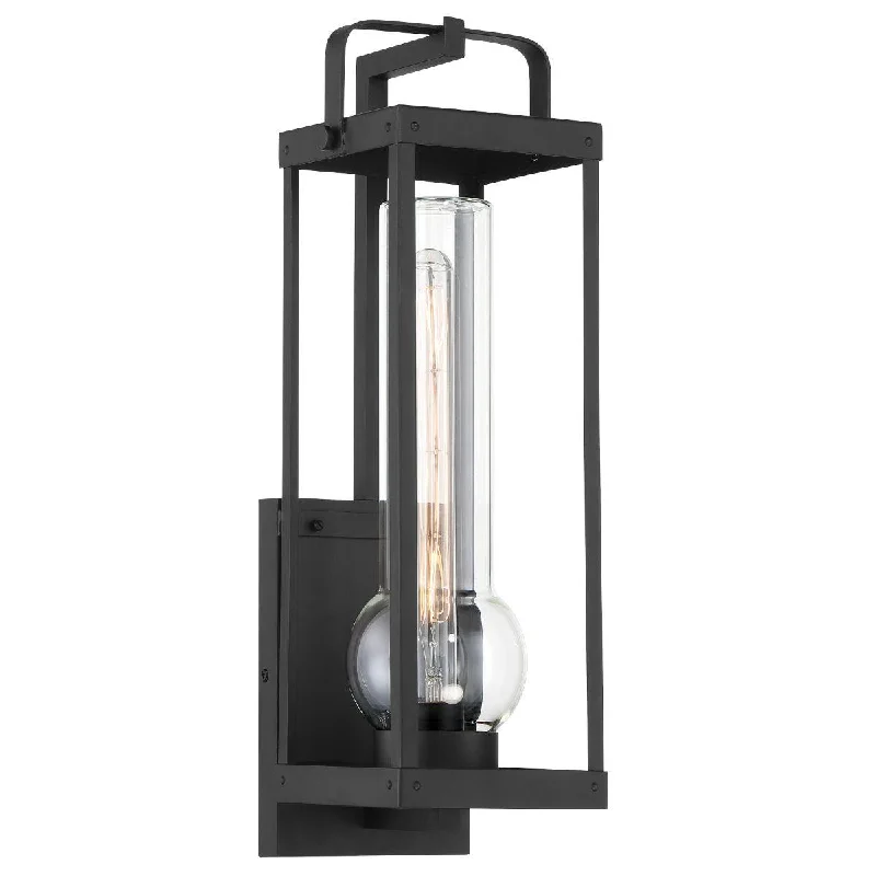 Color - Tunable Industrial Lighting for Special ApplicationsSullivans Landing 20 in. Outdoor Wall Lantern Black Finish
