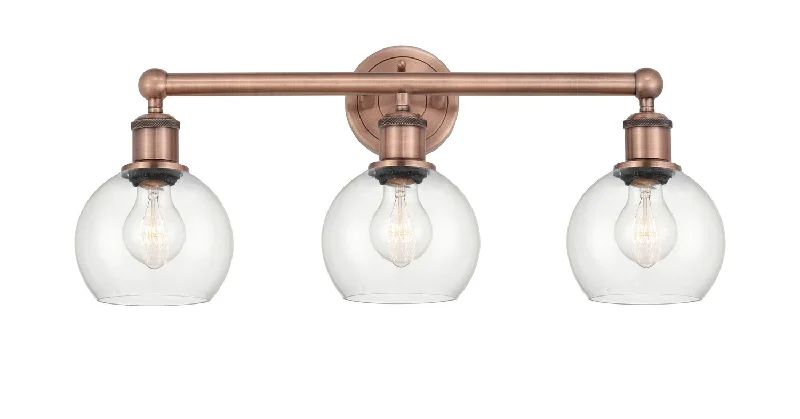 Industrial Wall - Mounted Lighting for Workshop WallsEdison Three Light Bath Vanity