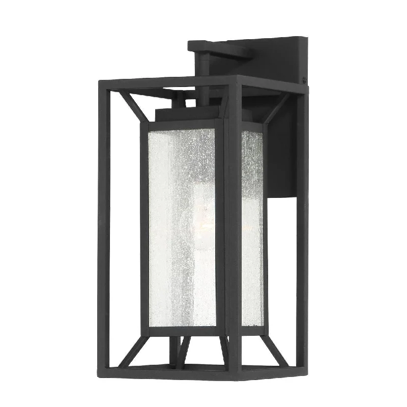 Industrial Task Lighting for Precision WorkstationsHarbor View 17 in. Outdoor Wall Lantern Black Finish