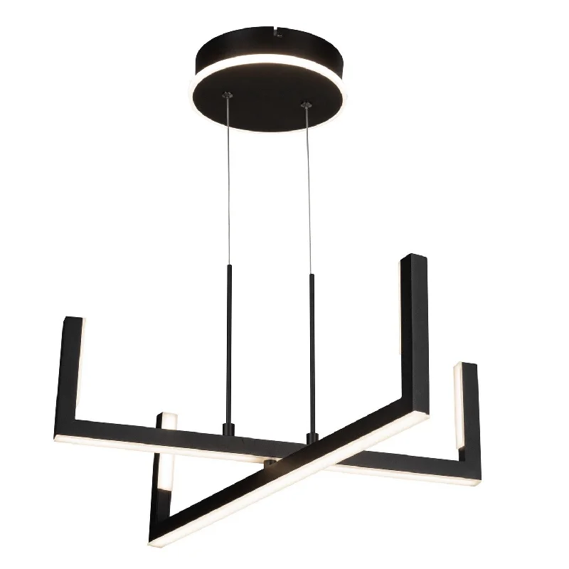 Track lighting with adjustable armsSilicon Valley Chandelier