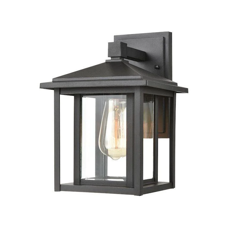 Contemporary track lighting in black finishmetal wall lamps with a matte black finish for a sleek and modern lookWarren 1-Light Outdoor Wall Light Contemporary track lighting in black finishmetal wall lamps with a matte black finish for a sleek and modern lookWarren 1-Light Outdoor Wall Light