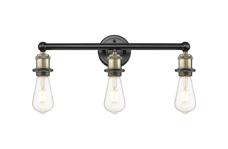 Energy - Efficient Industrial Lighting for Cost - SavingsDowntown Urban Three Light Bath Vanity