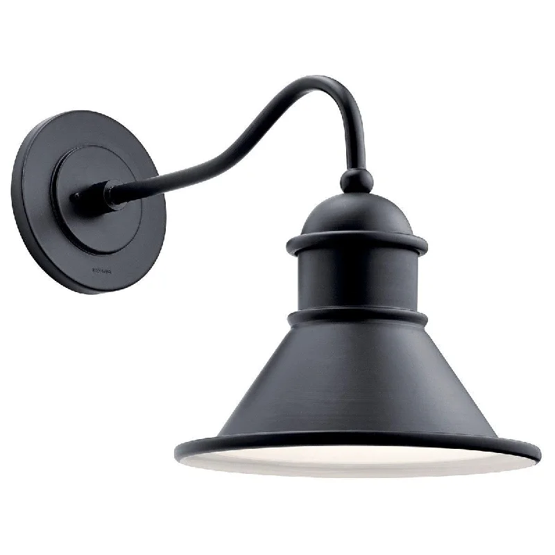 Industrial Pendant Lighting for Machine ShopsNorthland 17 in. Outdoor Barn Light Black Finish