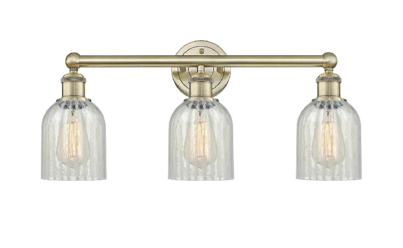 Low - Bay Industrial Lighting Fixtures for Small FactoriesEdison Three Light Bath Vanity