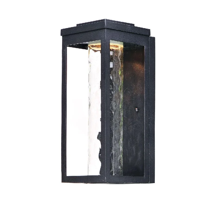 Explosion - Proof Industrial Lighting for Hazardous LocationsSalon LED 15 In. LED Outdoor Wall Sconce 840 Lumens Water Glass Black Finish