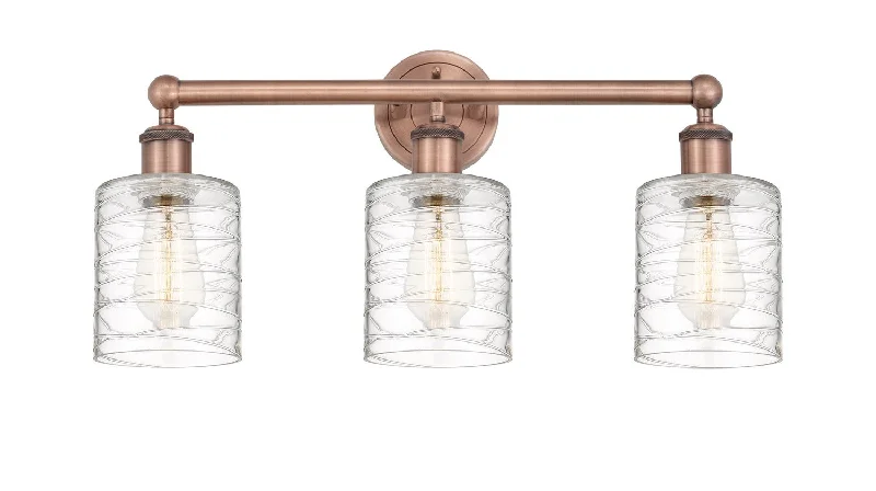 Industrial Lighting for Automotive Manufacturing PlantsEdison Three Light Bath Vanity