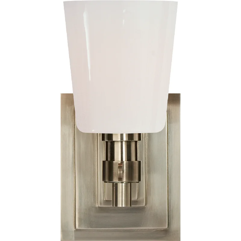 White track lighting for a clean lookBryant Single Bath Sconce