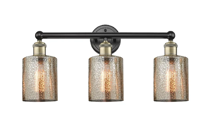 Industrial Wall - Mounted Lighting for Workshop WallsEdison Three Light Bath Vanity