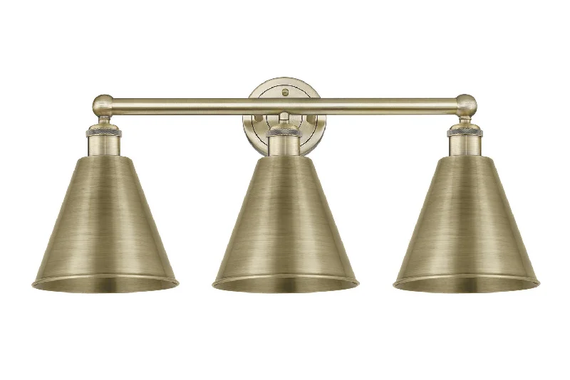 Industrial Lighting for Furniture FactoriesDowntown Urban Three Light Bath Vanity