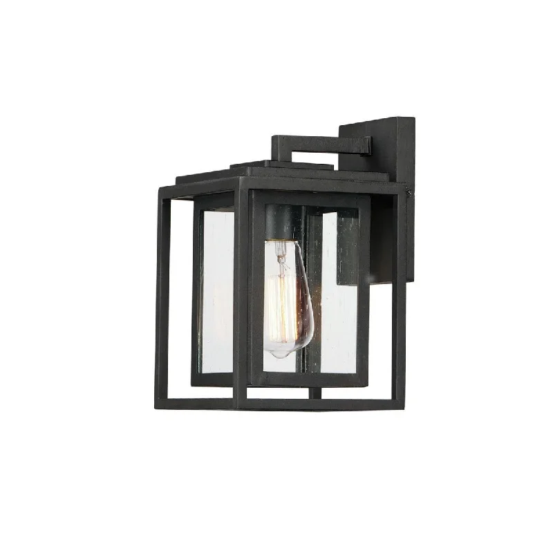 Industrial Flood Lighting for Outdoor Loading DocksCabana 11 in. Outdoor Wall Sconce Black Finish