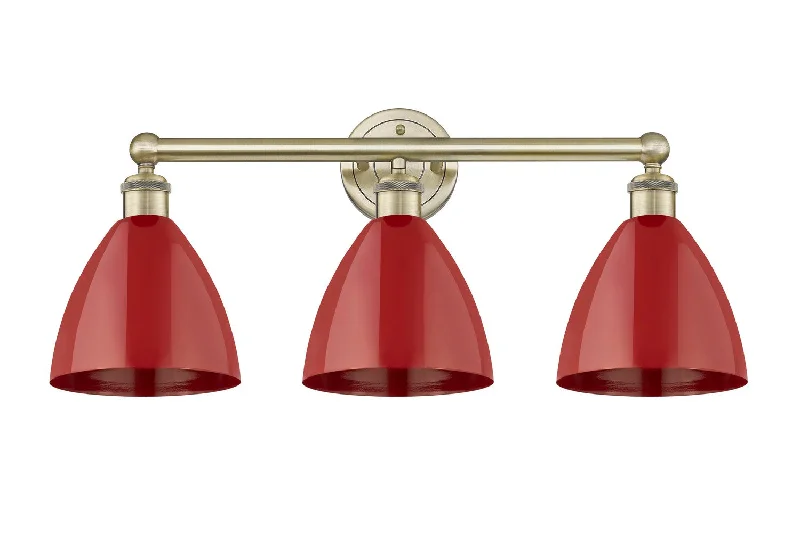 Industrial Task Lighting for Precision WorkstationsEdison Three Light Bath Vanity