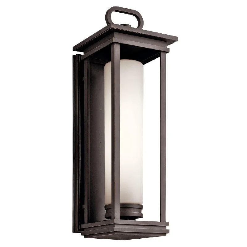Industrial Lighting for Chemical PlantsSouth Hope 28 in. Outdoor Wall Light Rubbed Bronze Finish