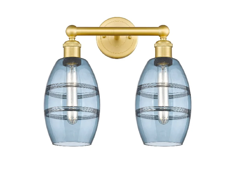 Low - Bay Industrial Lighting Fixtures for Small FactoriesEdison Two Light Bath Vanity